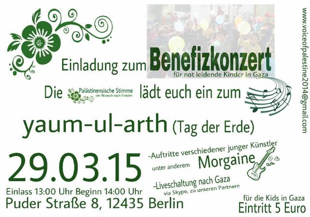 Benefiz Konzert Gaza